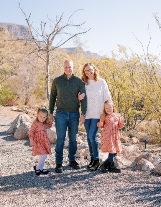 Brittany Summerhays with Family in New Mexico
